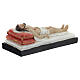 Dead Christ bed resin statue 5x15x5 cm s3