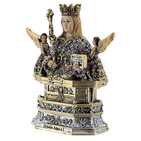 St. Agatha half-bust coloured resin 10x10x5 cm