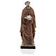 Statua San Francesco con colomba resina 5x20x5 cm s1