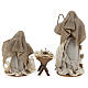 Sagrada Família resina corada e tecido 30 cm s5