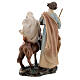 Flight into Egypt statue in colored resin 13x21x9 cm s4