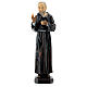 Padre Pio statue blessing in resin 7x31x7 cm s1