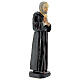 Blessing Padre Pio resin statue 5x20x5 cm s3