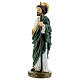 Statue of St. Jude colored resin 5x15x5 cm s2