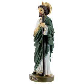 Statua san Giuda resina colorata 5x15x5 cm