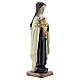 Statue St. Teresa with flowers resin 5x10x5 cm s3