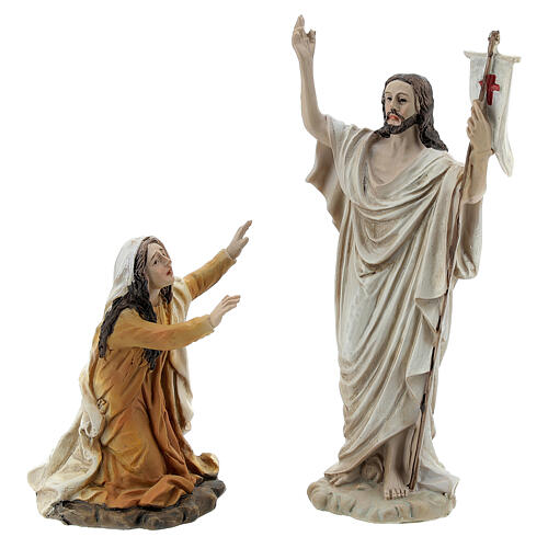 Set estatuas resurrección 4 figuras 5x15x5 cm 2