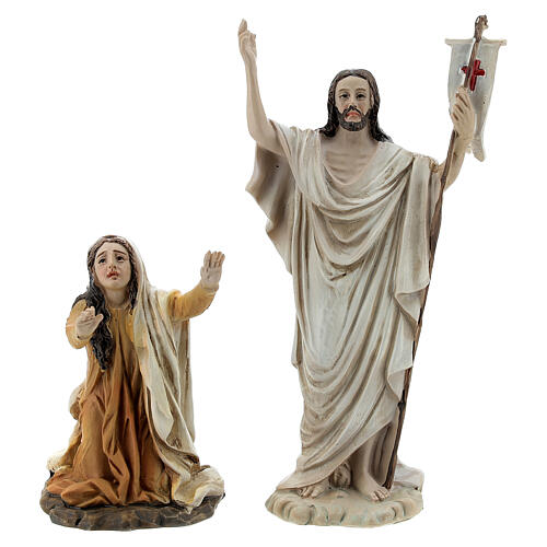 Set estatuas resurrección 4 figuras 5x15x5 cm 4