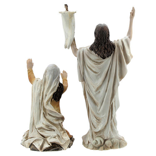 Set estatuas resurrección 4 figuras 5x15x5 cm 5