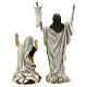 Set estatuas resurrección 4 figuras 5x15x5 cm s5