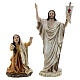 Set statue resurrezione 4 soggetti 5x15x5 cm s4