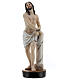 Column Flagellation of Jesus statue colored resin 4x14x4 cm s1