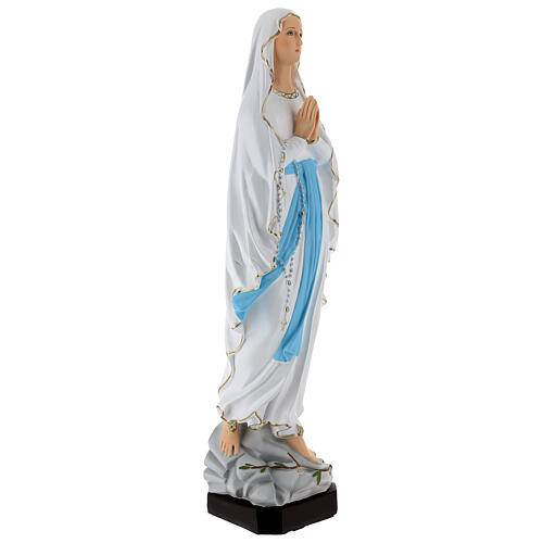 Estatua Virgen Lourdes material infrangibile 60 cm 4