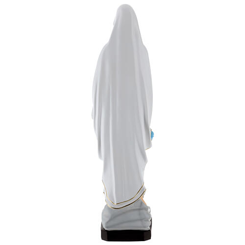 Estatua Virgen Lourdes material infrangibile 60 cm 6