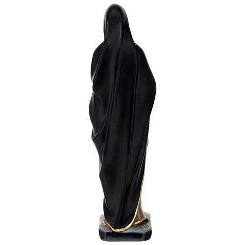Estatua Virgen Dolorosa resina 30 cm pintada 5