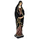 Estatua Virgen Dolorosa resina 30 cm pintada s4
