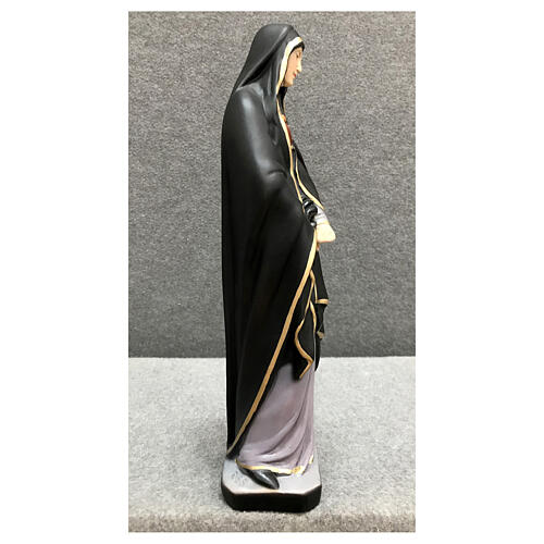 Statue NotreDame des Sept Douleurs résine 30 cm peinte vente en