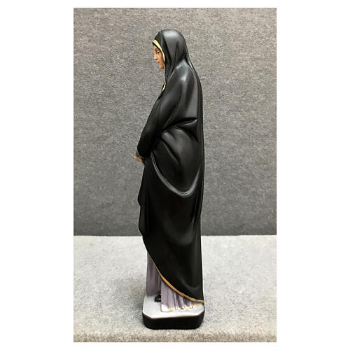 Statue NotreDame des Sept Douleurs résine 30 cm peinte vente en
