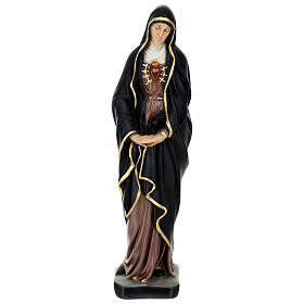 Statua Madonna Addolorata resina 30 cm dipinta