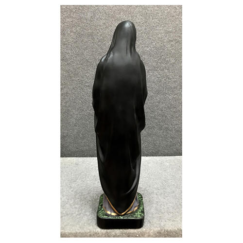 Statua Madonna Di Loreto Dipinta A Mano - Madonna Nera Con Bambino, Alta 35 Cm, Artigianato Italiano