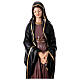 Our Lady of Sorrows statue painted resin black dress 32 cm s2