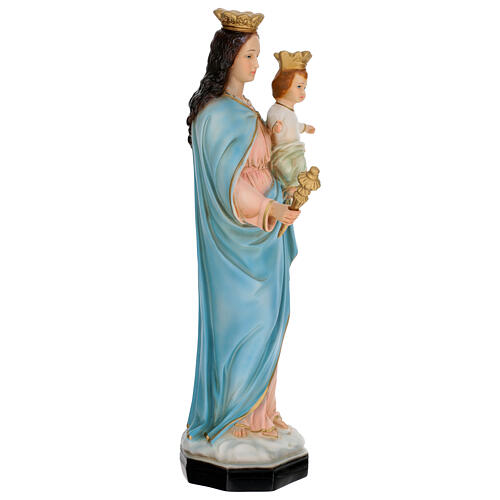 Estatua Virgen Auxiliadora corona 45 cm resina pintada 3