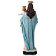 Estatua Virgen Auxiliadora corona 45 cm resina pintada s5