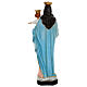 Estatua Virgen Auxiliadora corona 45 cm resina pintada s4