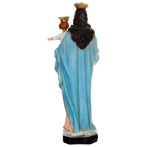 Statua Madonna Ausiliatrice corona 45 cm resina dipinta 4