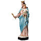 Statua Madonna Ausiliatrice corona 45 cm resina dipinta s3