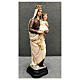Statue Notre-Dame du Mont-Carmel avec scapulaire 34 cm résine peinte s5