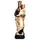 Statua Madonna del Carmine scapolare 34 cm resina dipinta s1