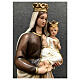 Statua Madonna del Carmine scapolare 34 cm resina dipinta s4
