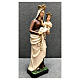 Estatua Virgen del Carmen escapular dorado 40 cm resina pintada s5