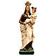 Statua Madonna del Carmine scapolare dorato 40 cm resina dipinta s1