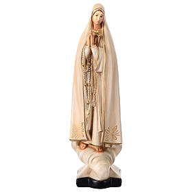 Estatua Virgen de Fátima 30 cm resina pintada