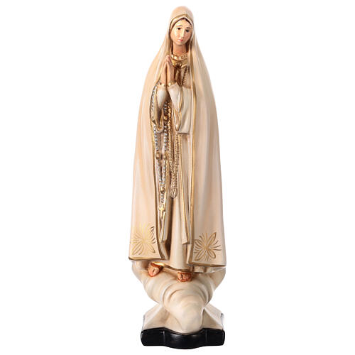 Estatua Virgen de Fátima 30 cm resina pintada 1