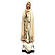 Estatua Virgen de Fátima 30 cm resina pintada s1