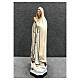 Estatua Virgen de Fátima detalles dorados 40 cm resina pintada s3