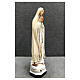 Statue Notre-Dame de Fatima détails dorés 40 cm résine peinte s5