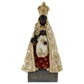 Statue aus Harz Schwarze Madonna, 18 cm