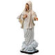 Statue of Our Lady of Medjugorje gold decorations 28 cm painted resin s3