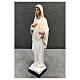 Estatua Virgen Medjugorje pintada vestidos blancos 30 cm resina s3