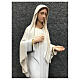 Estatua Virgen Medjugorje pintada vestidos blancos 30 cm resina s4
