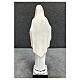 Statue Notre-Dame Medjugorje peinte habits blancs 30 cm résine s7