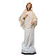 Statue of Our Lady of Medjugorje clouds base 40 cm painted resin s1