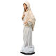Statue of Our Lady of Medjugorje clouds base 40 cm painted resin s3
