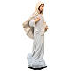 Statue of Our Lady of Medjugorje clouds base 40 cm painted resin s5