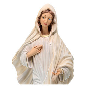 Our Lady Queen of Peace statue cloud base 40 cm painted resin