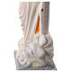 Estatua Virgen Medjugorje vestido blanco 60 cm resina pintada s6